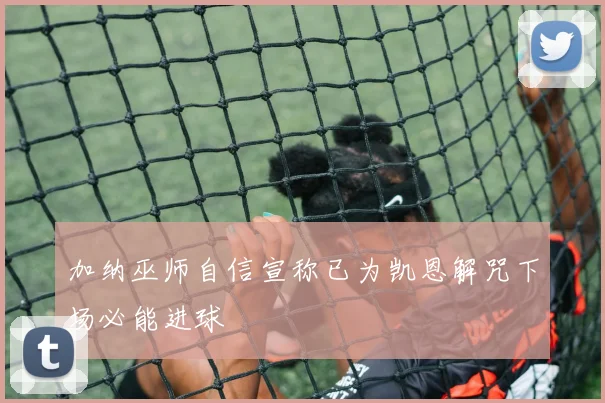 加纳巫师自信宣称已为凯恩解咒下场必能进球